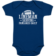 Lineman Serving Pancakes - Organic Baby Bodysuite