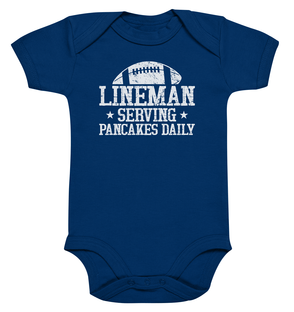 Lineman Serving Pancakes - Organic Baby Bodysuite