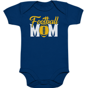 Football MOM - Organic Baby Bodysuit