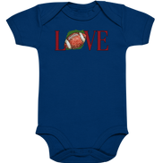 Football Love - Organic Baby Bodysuite