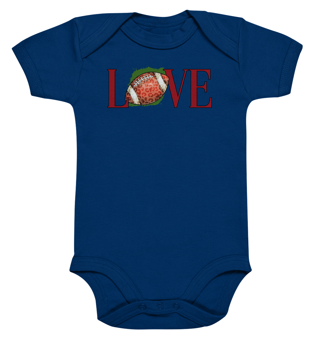 Football Love - Organic Baby Bodysuite