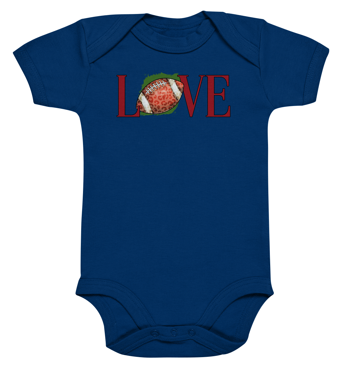 Football Love - Organic Baby Bodysuite