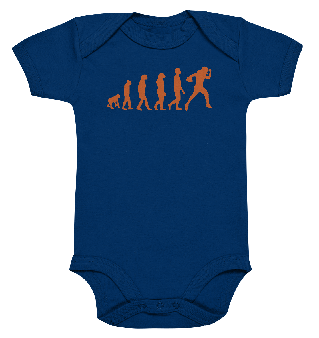 American Football Evolution - Organic Baby Bodysuite