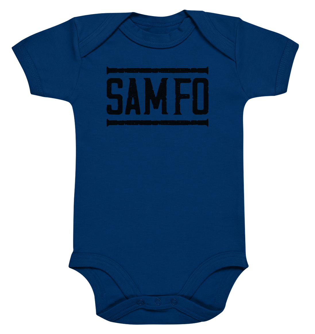 SAMFO black - Organic Baby Bodysuite
