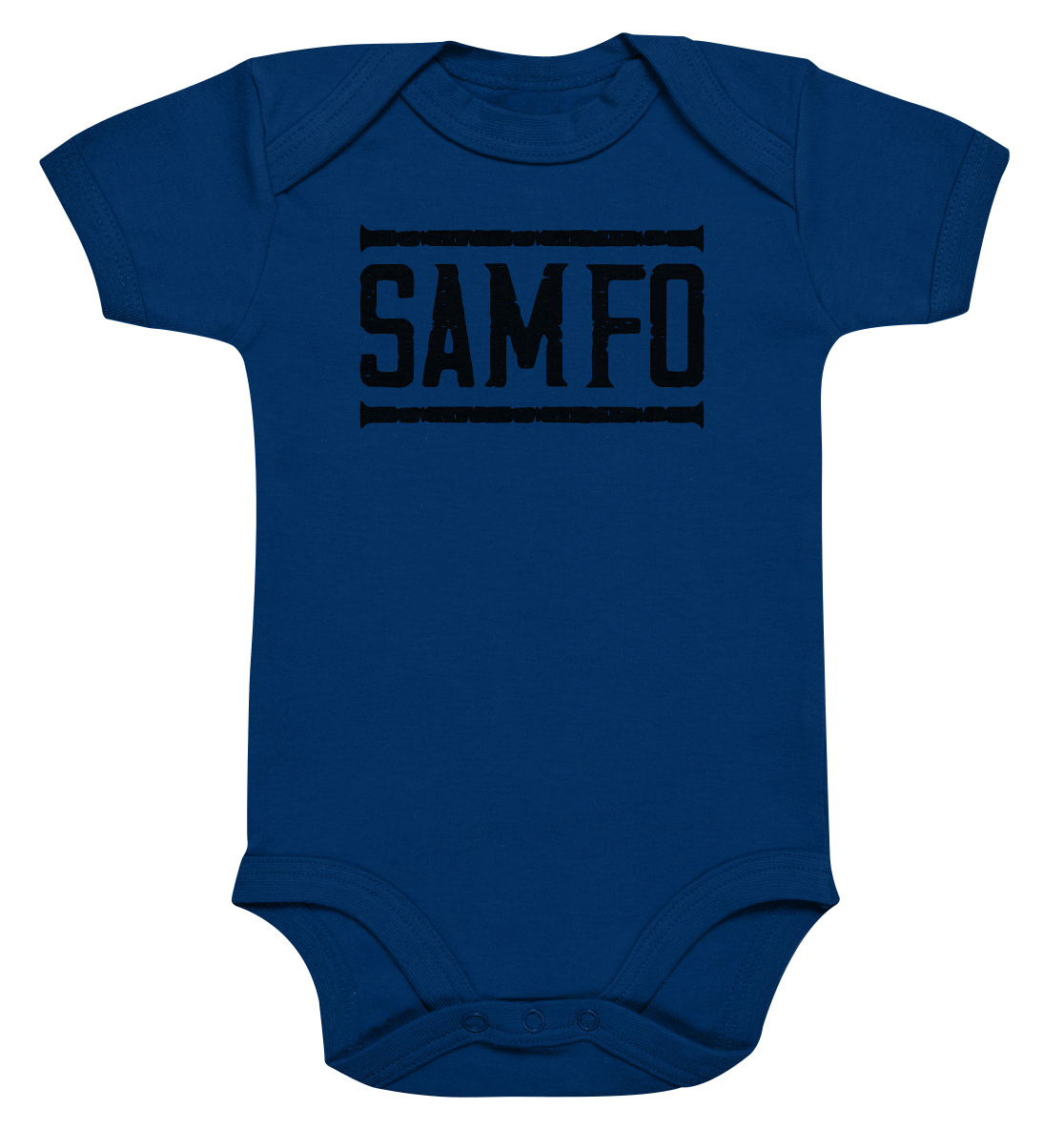 SAMFO black - Organic Baby Bodysuite