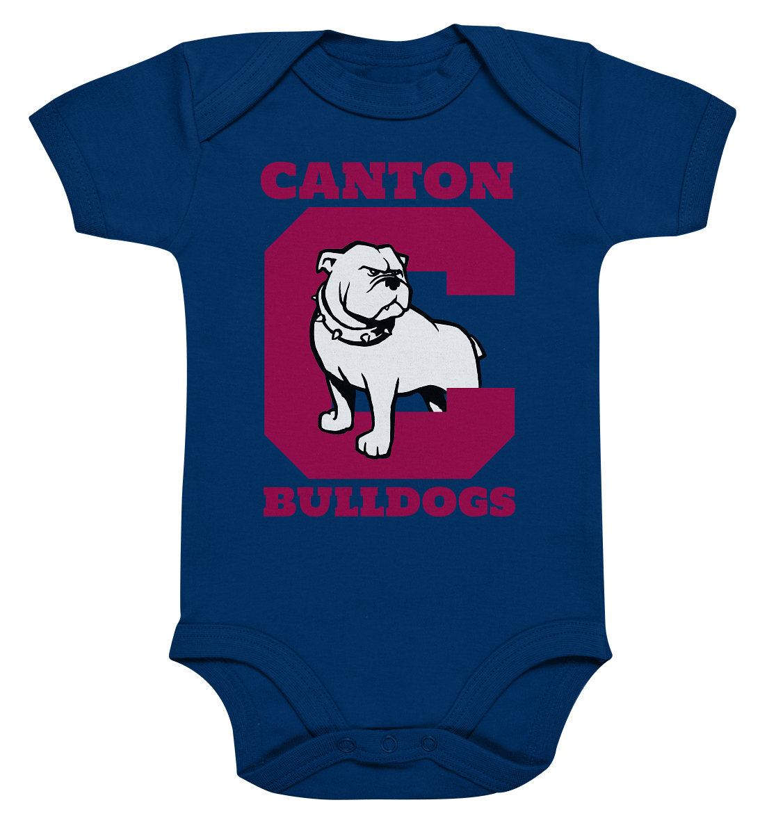 Canton Bulldogs - Organic Baby Bodysuit