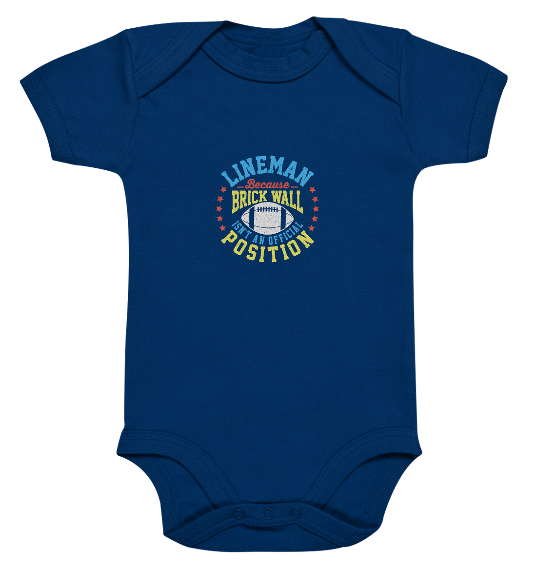 Lineman Brick Wall - Organic Baby Bodysuite