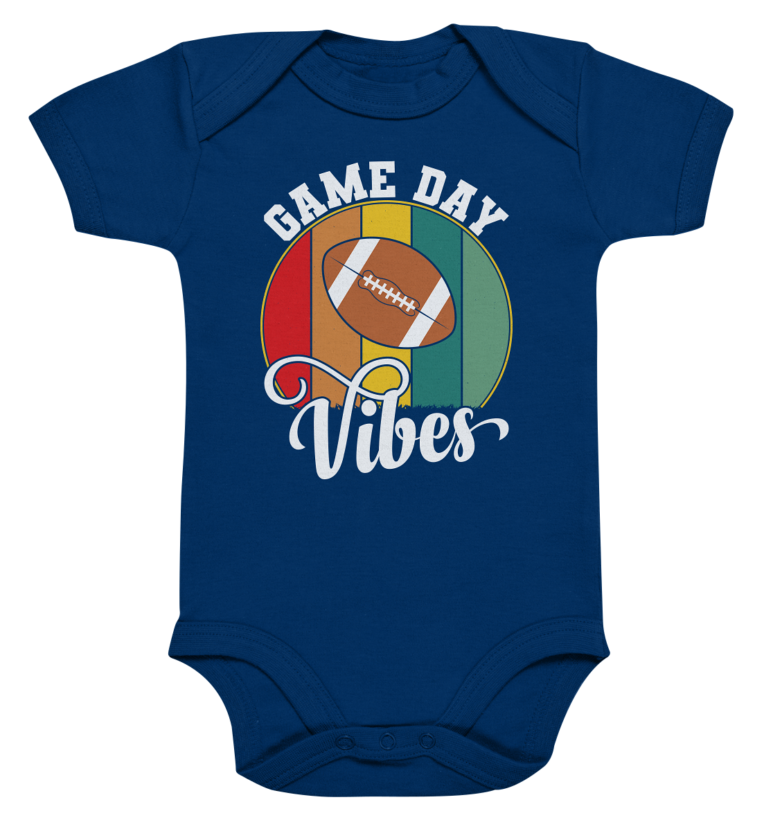 Game Day Vibes White - Organic Baby Bodysuite