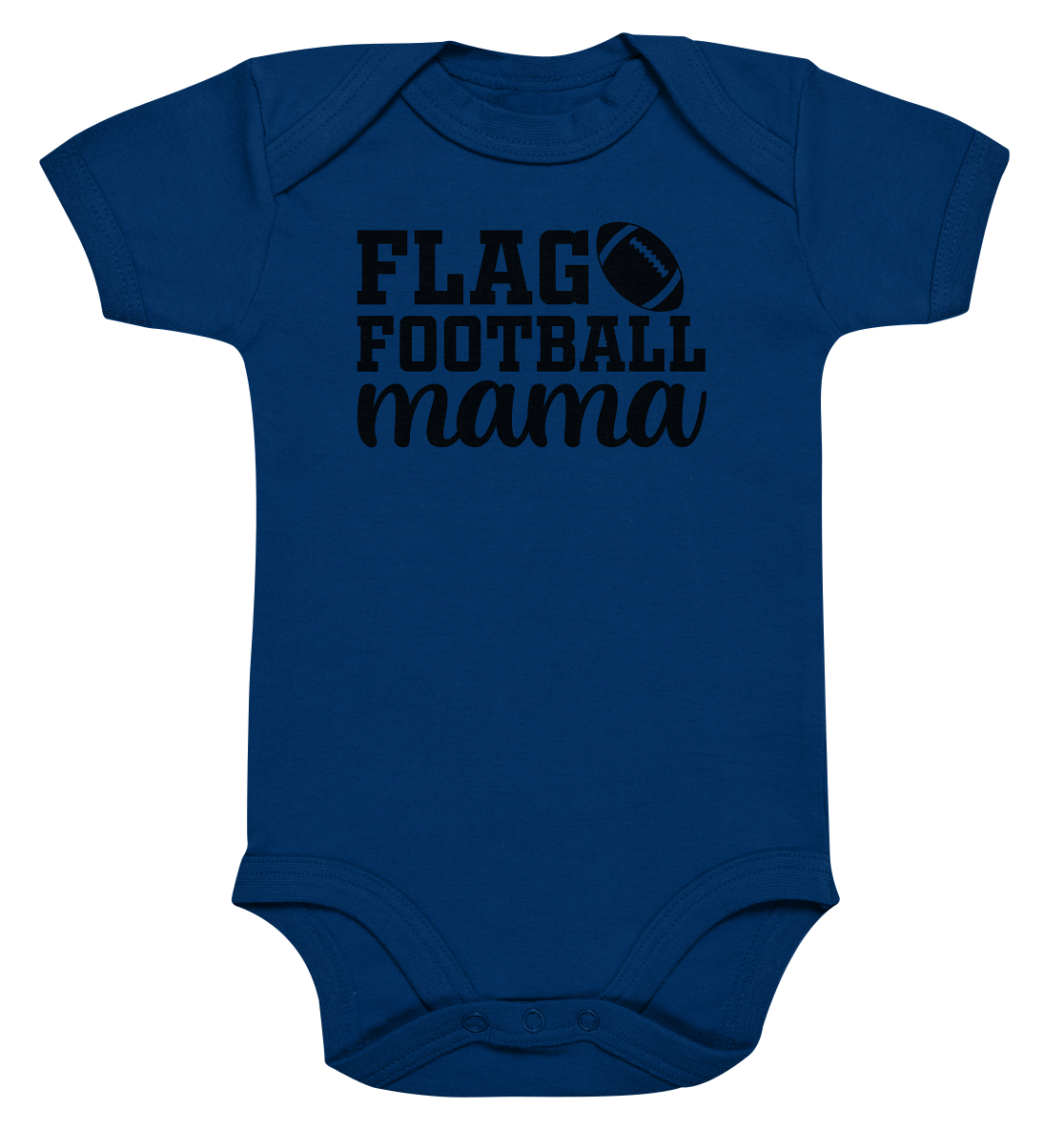 Flag Football Mama - Organic Baby Bodysuite