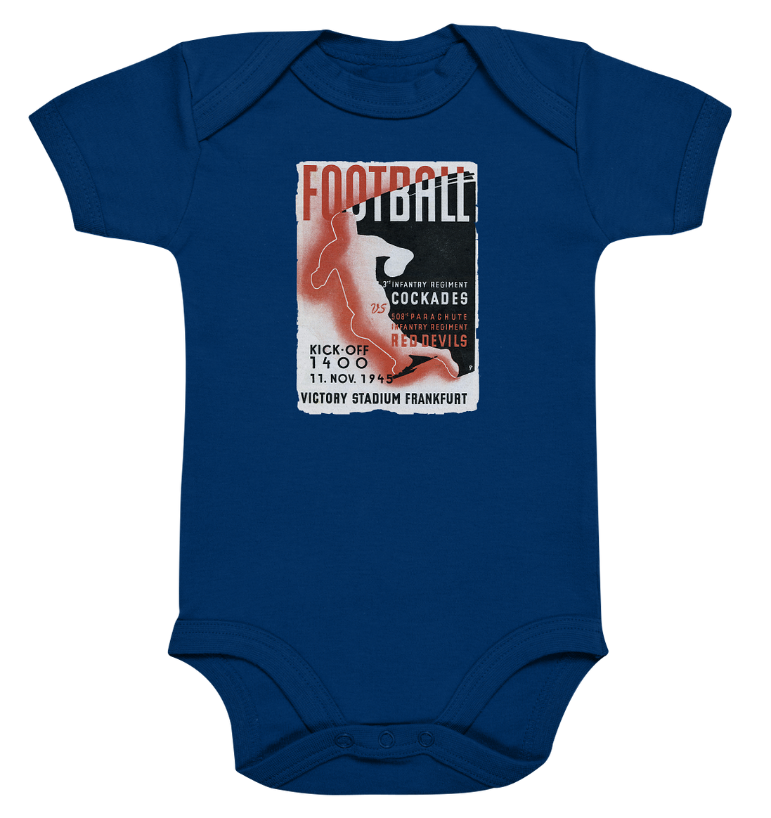 Red Devils Frankfurt 1945 - Organic Baby Bodysuite