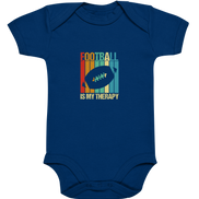 Football is my Therapy - Organic Baby Bodysuite