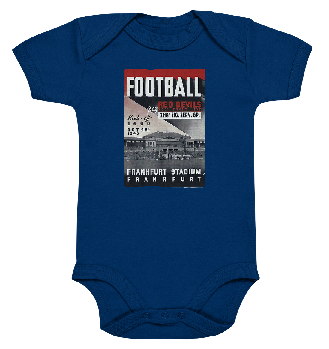 Frankfurt Football 1945 - Organic Baby Bodysuit