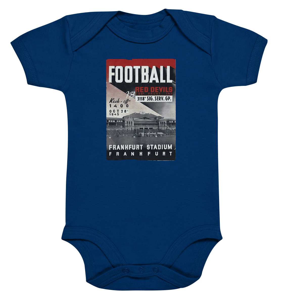Frankfurt Football 1945 - Organic Baby Bodysuit