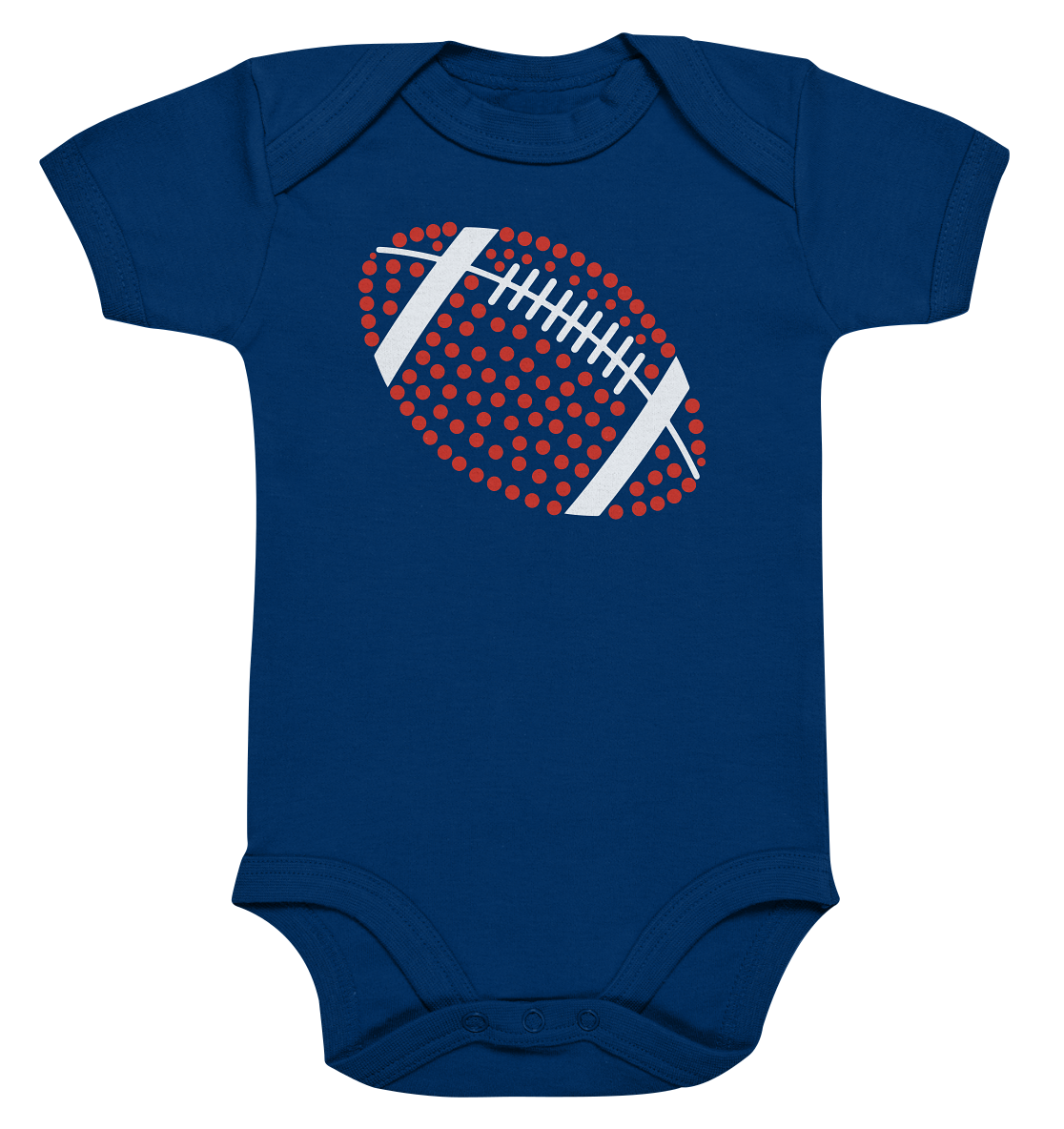 Football Dots - Organic Baby Bodysuite