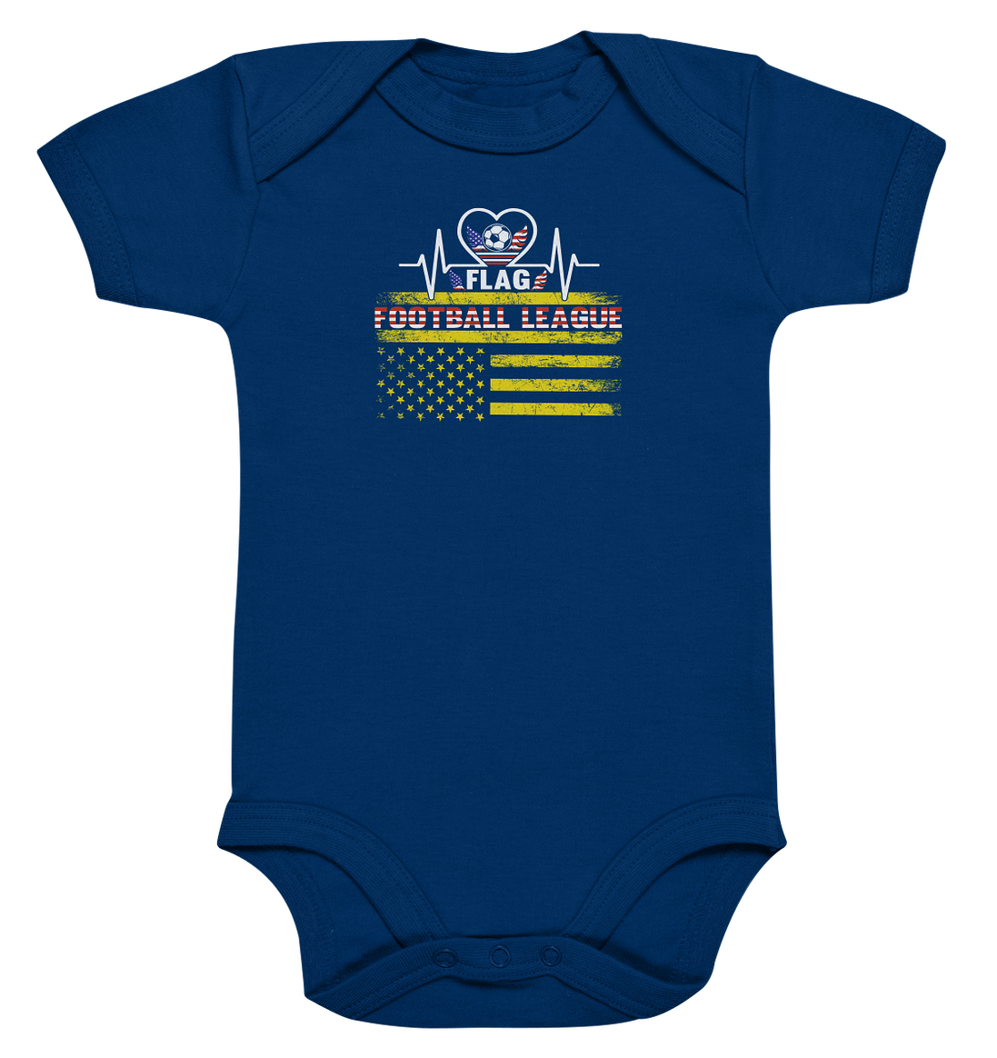 Flag Football League - Organic Baby Bodysuit