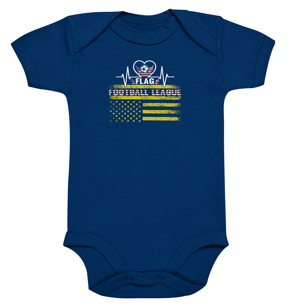 Flag Football League - Organic Baby Bodysuit