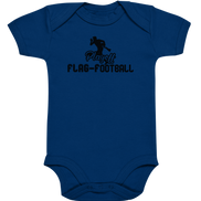 Playoff Flag Football Men Black - Organic Baby Bodysuit