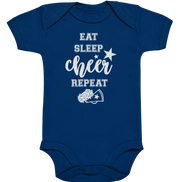 Eat Sleep Cheer - Organic Baby Bodysuit