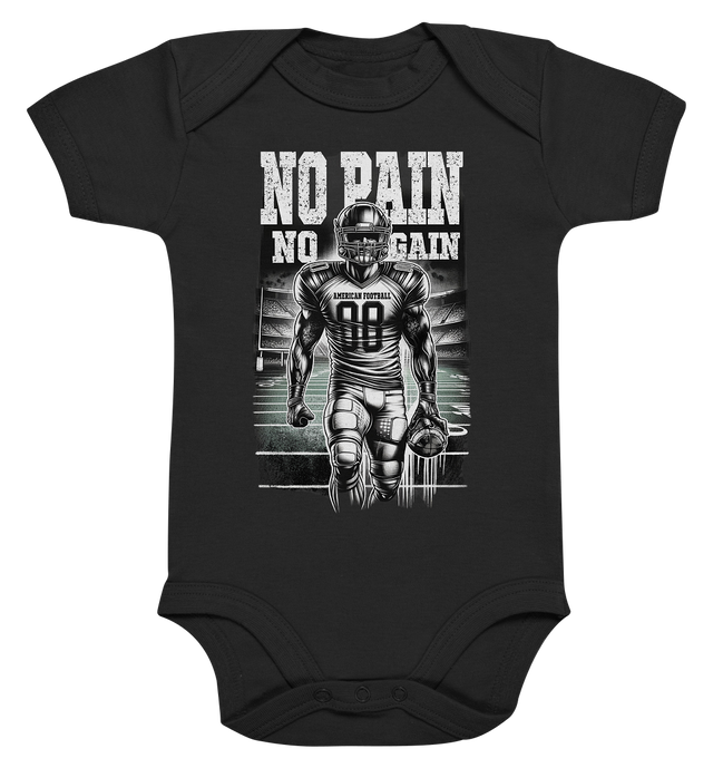 No Pain No Gain  - Organic Baby Bodysuite