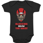 Blocking Below The Waist  - Organic Baby Bodysuite