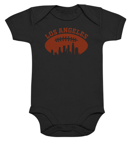 Los Angeles Football Silhouette - Organic Baby Bodysuite