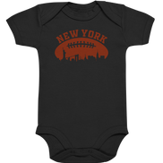 New York Football Silhoutte  - Organic Baby Bodysuite
