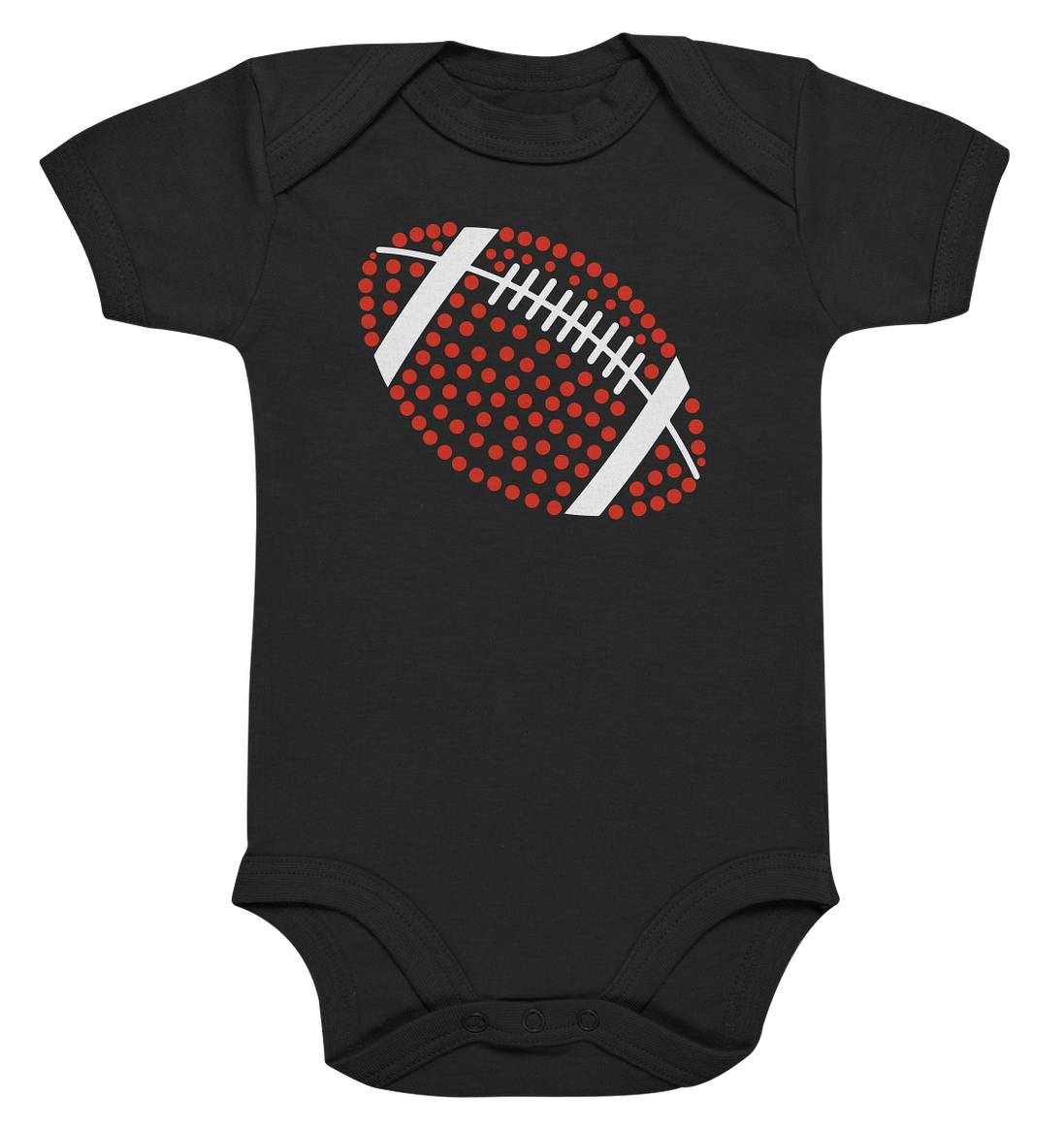 Football Dots - Organic Baby Bodysuite