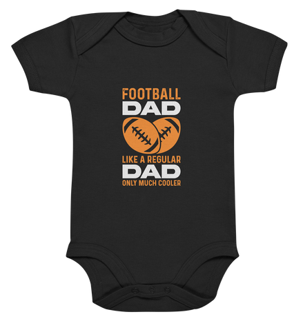 Football Dad Much Cooler - Organic Baby Bodysuite