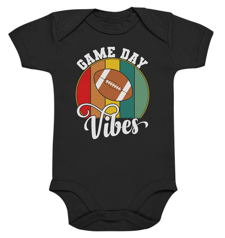 Game Day Vibes White - Organic Baby Bodysuite