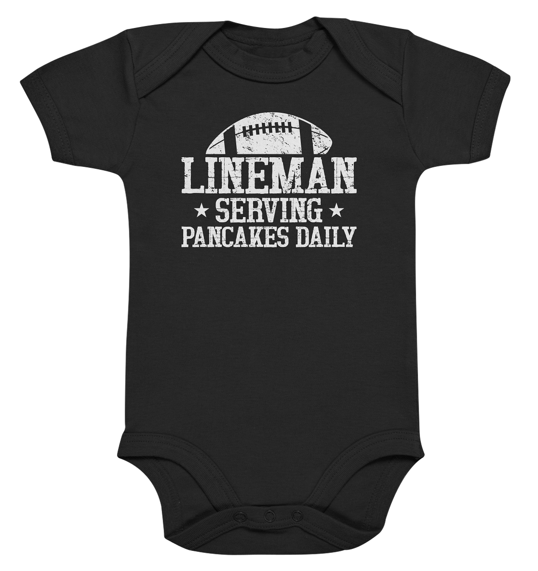 Lineman Serving Pancakes - Organic Baby Bodysuite