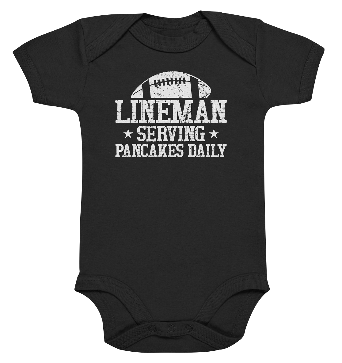Lineman Serving Pancakes - Organic Baby Bodysuite