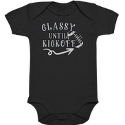Glassy until Kick Off  - Organic Baby Bodysuite
