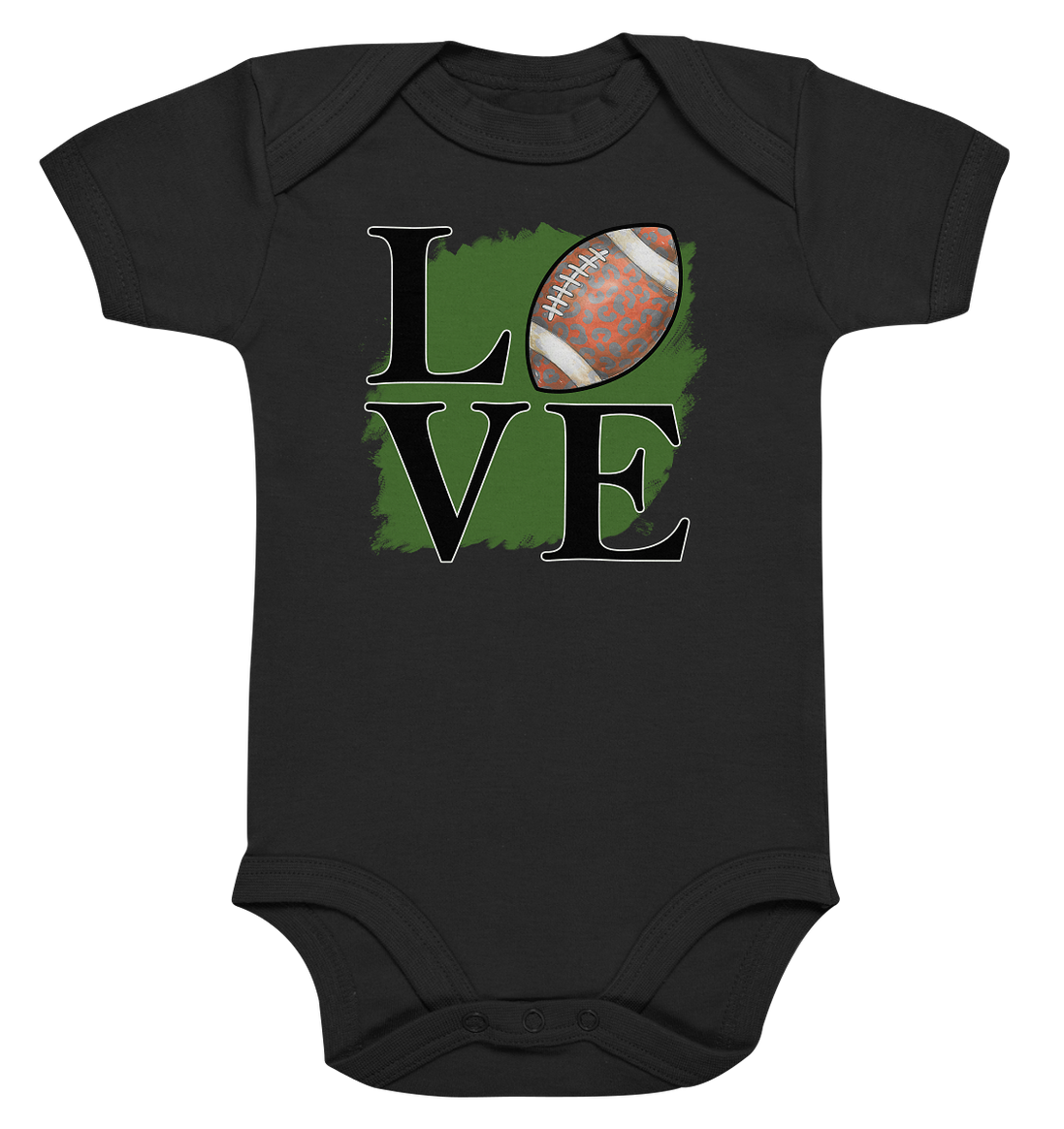 Football Love II - Organic Baby Bodysuite