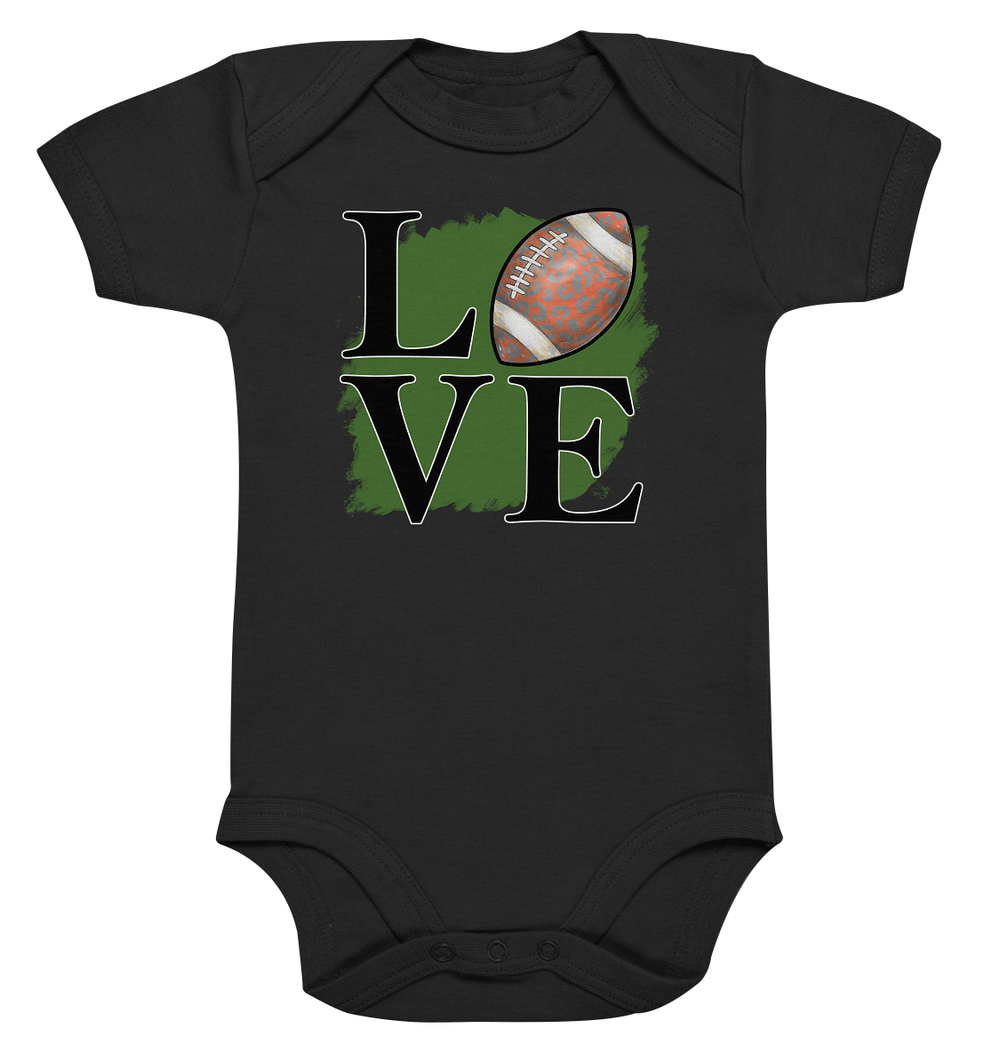 Football Love II - Organic Baby Bodysuite