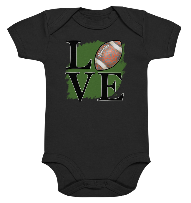 Football Love II - Organic Baby Bodysuite