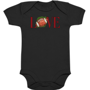 Football Love - Organic Baby Bodysuite