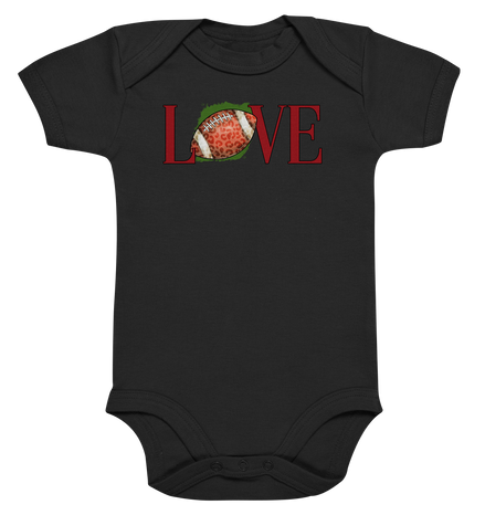 Football Love - Organic Baby Bodysuite