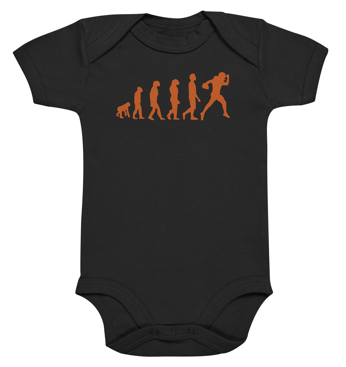 American Football Evolution - Organic Baby Bodysuite