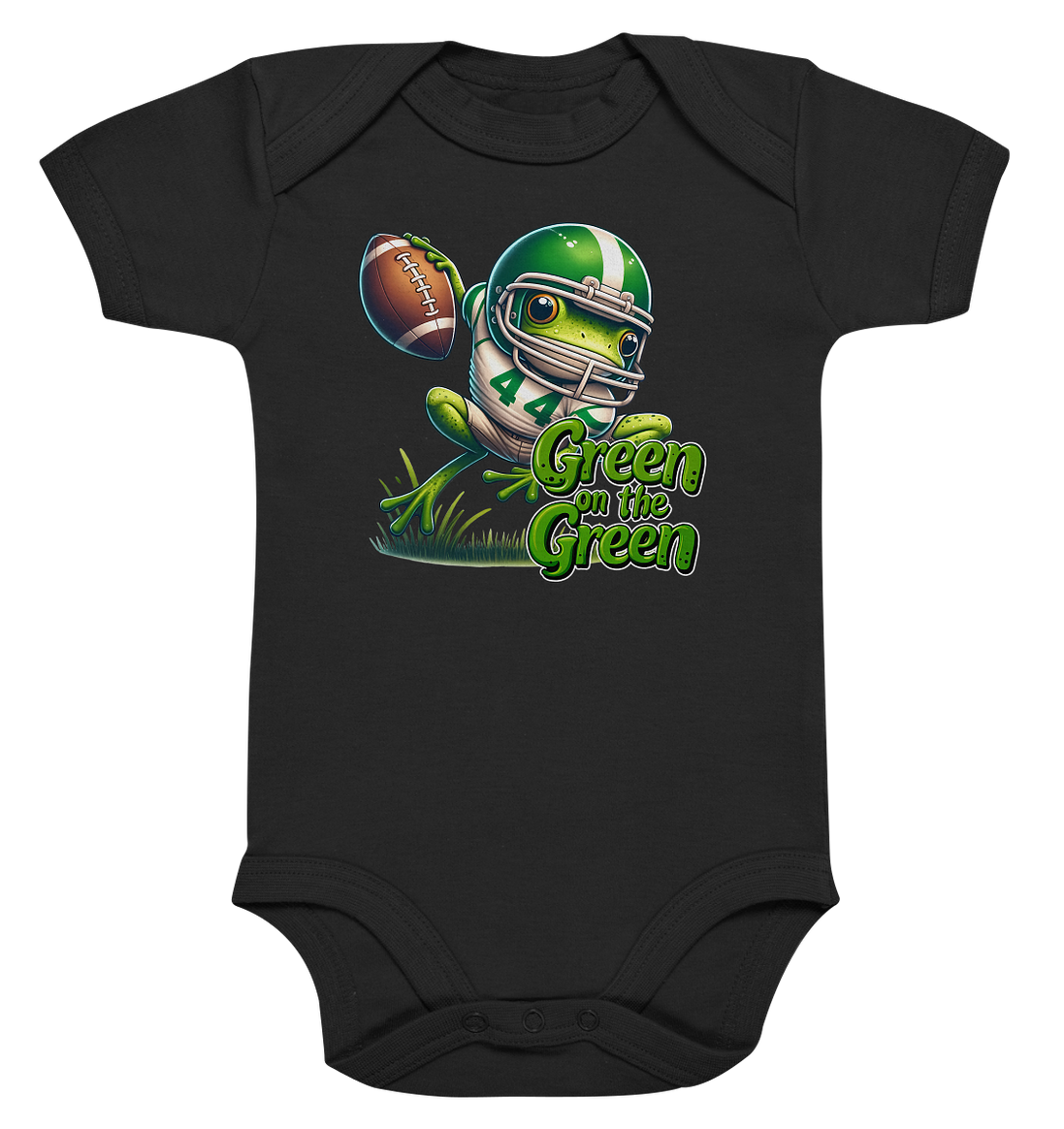 Green Frog - Organic Baby Bodysuit