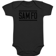SAMFO black - Organic Baby Bodysuite