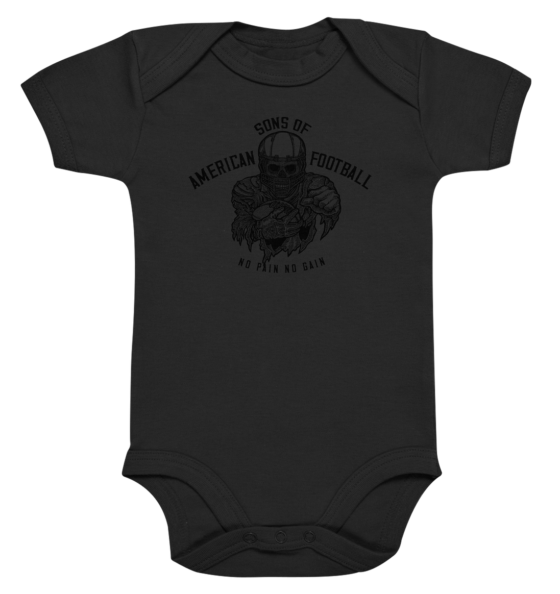 SAMFO No Pain No Gain  - Organic Baby Bodysuite