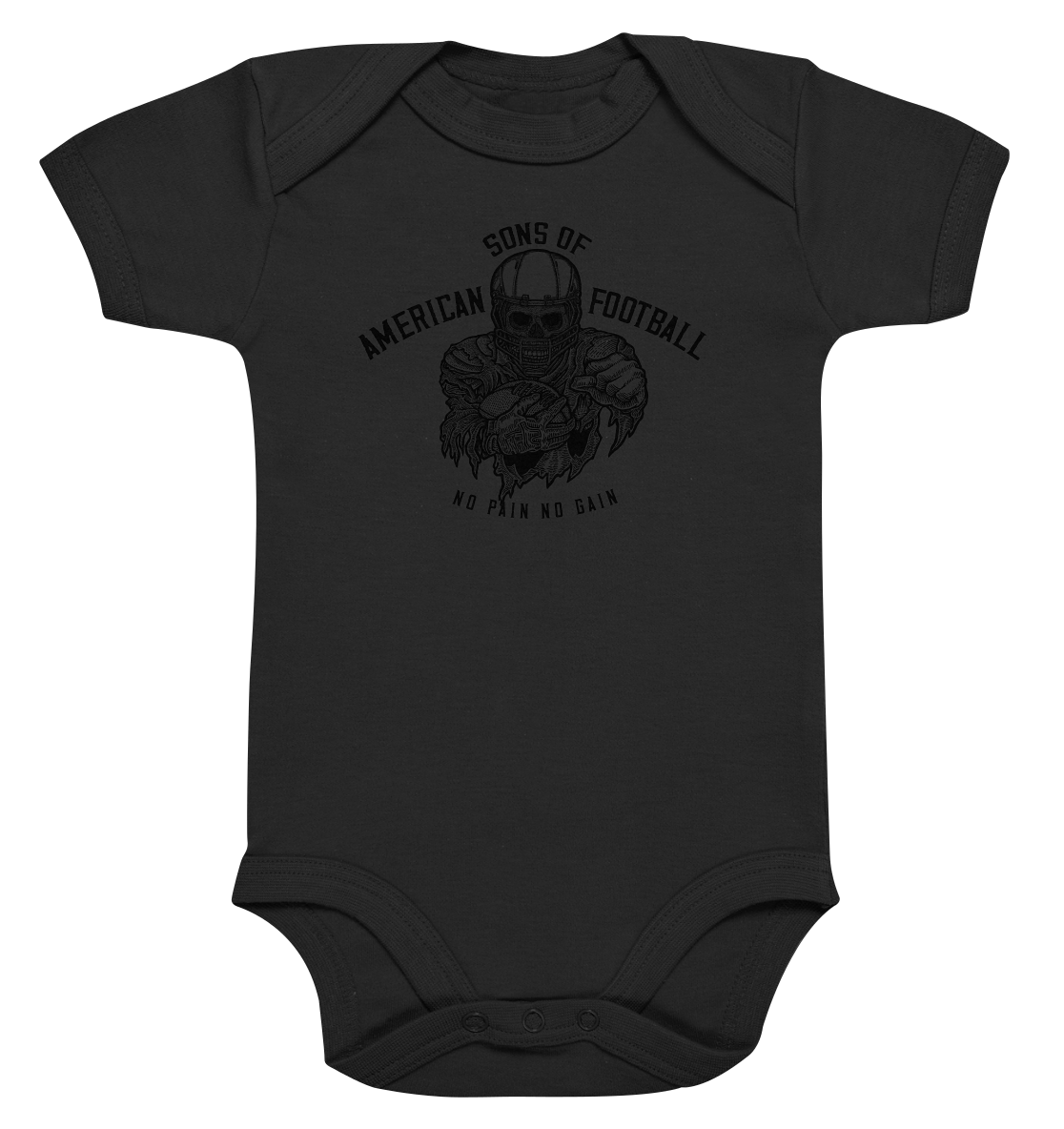 SAMFO No Pain No Gain  - Organic Baby Bodysuite