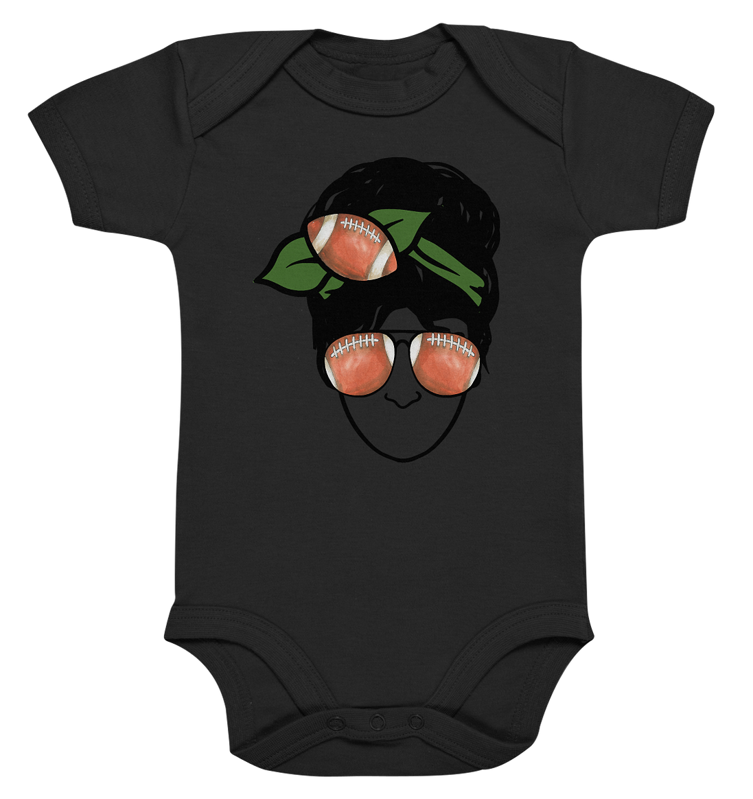 Lady Balls - Organic Baby Bodysuite