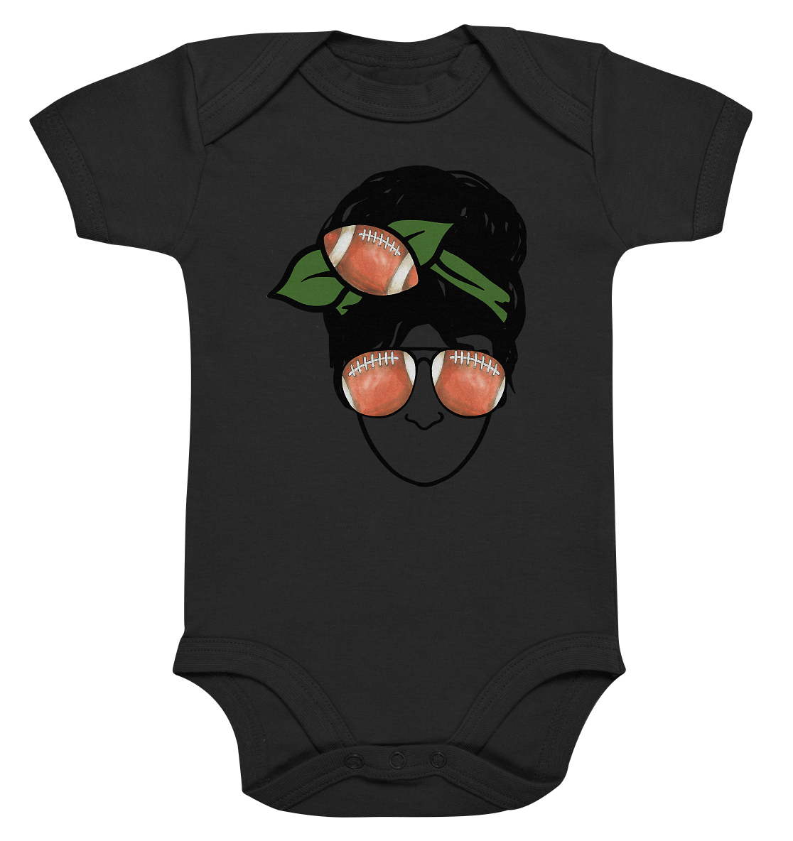 Lady Balls - Organic Baby Bodysuite