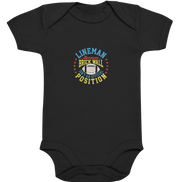 Lineman Brick Wall - Organic Baby Bodysuite