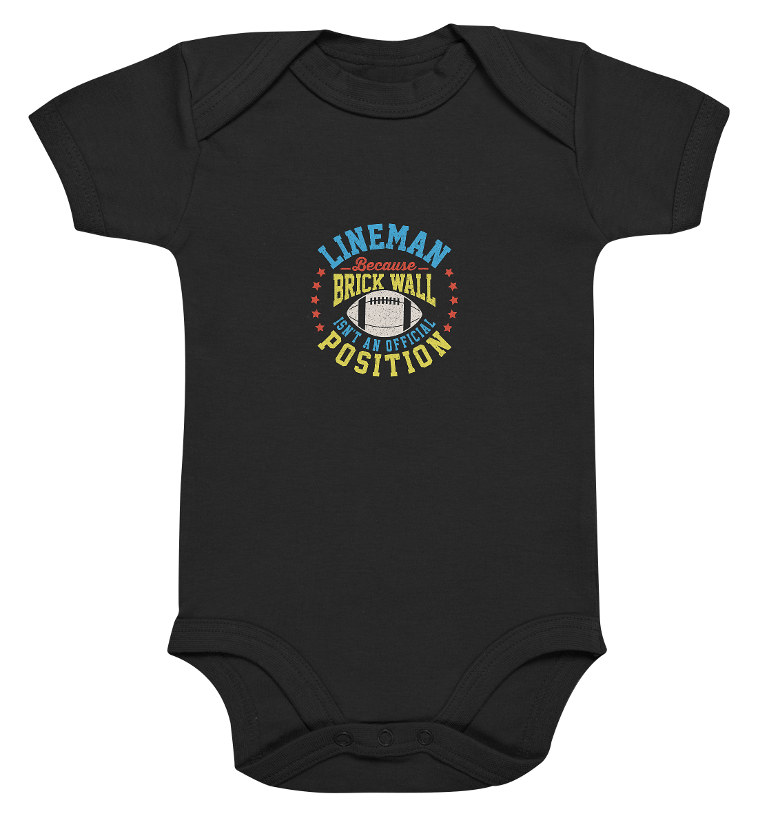 Lineman Brick Wall - Organic Baby Bodysuite