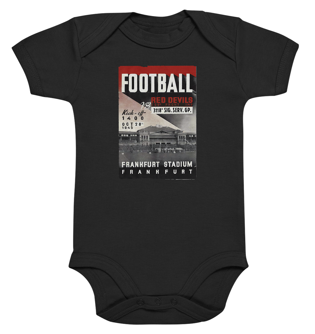 Frankfurt Football 1945 - Organic Baby Bodysuit