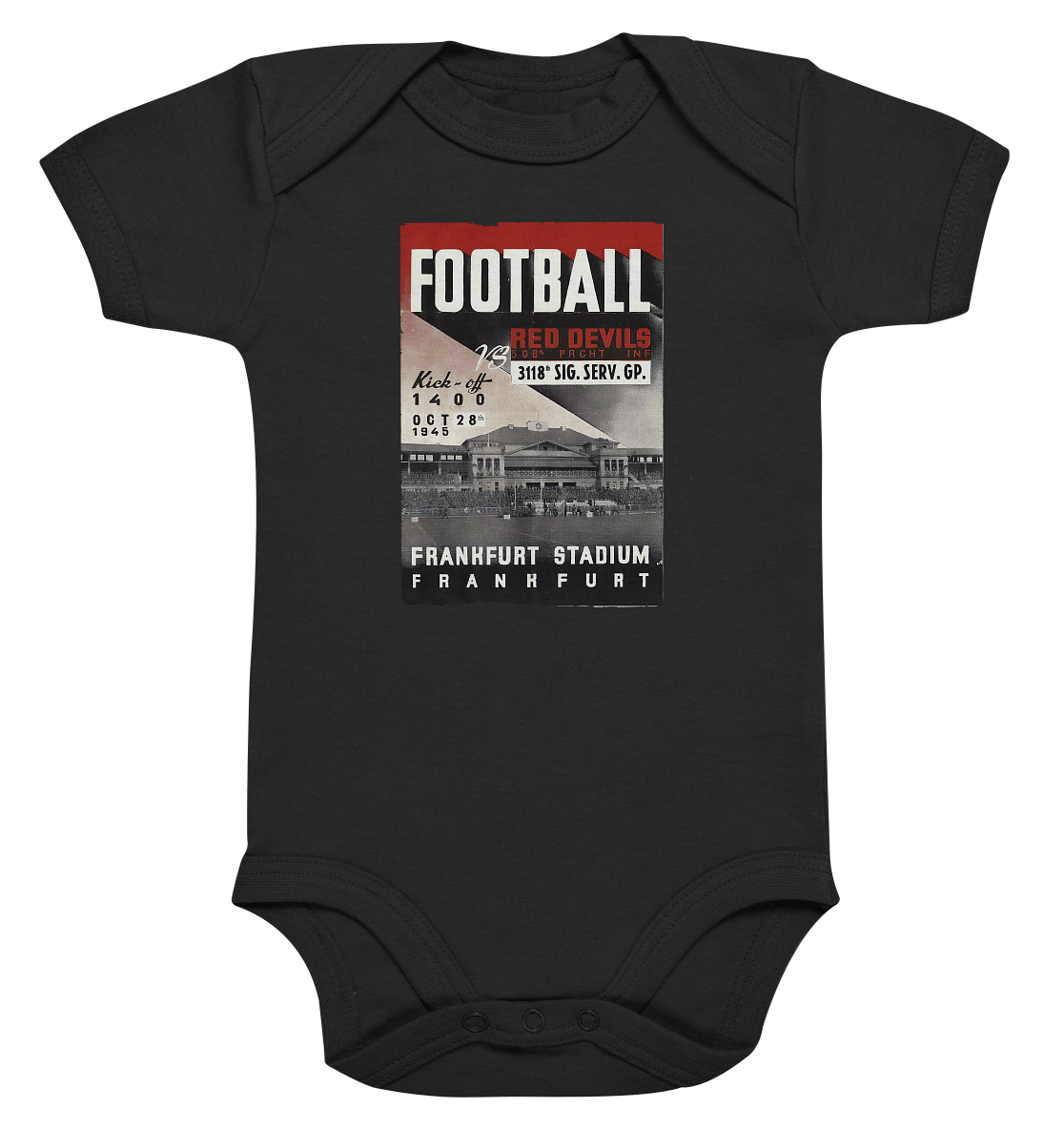 Frankfurt Football 1945 - Organic Baby Bodysuit