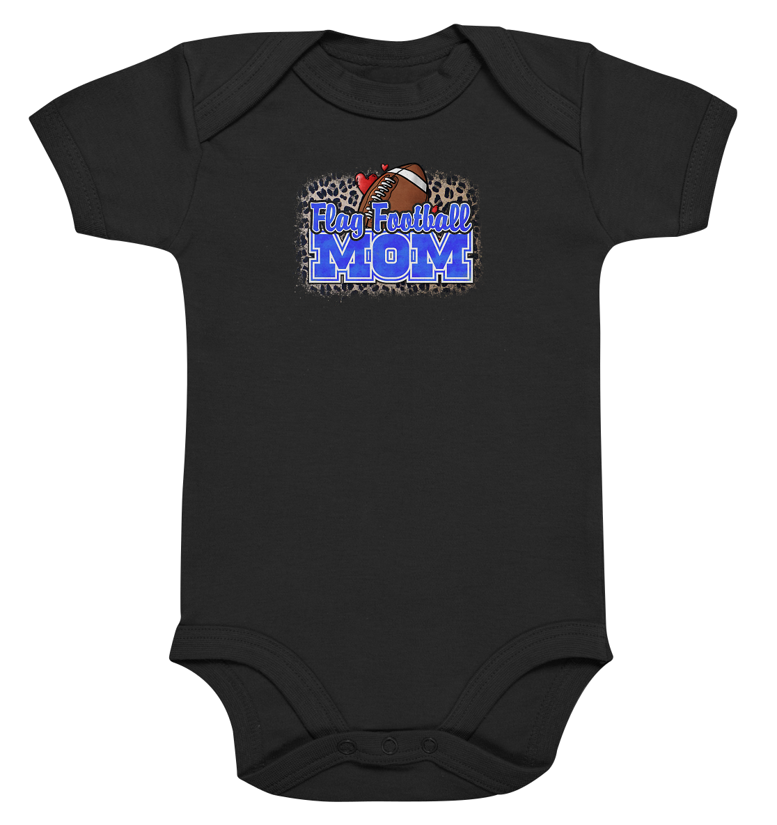 Flag Football Mom - Organic Baby Bodysuite