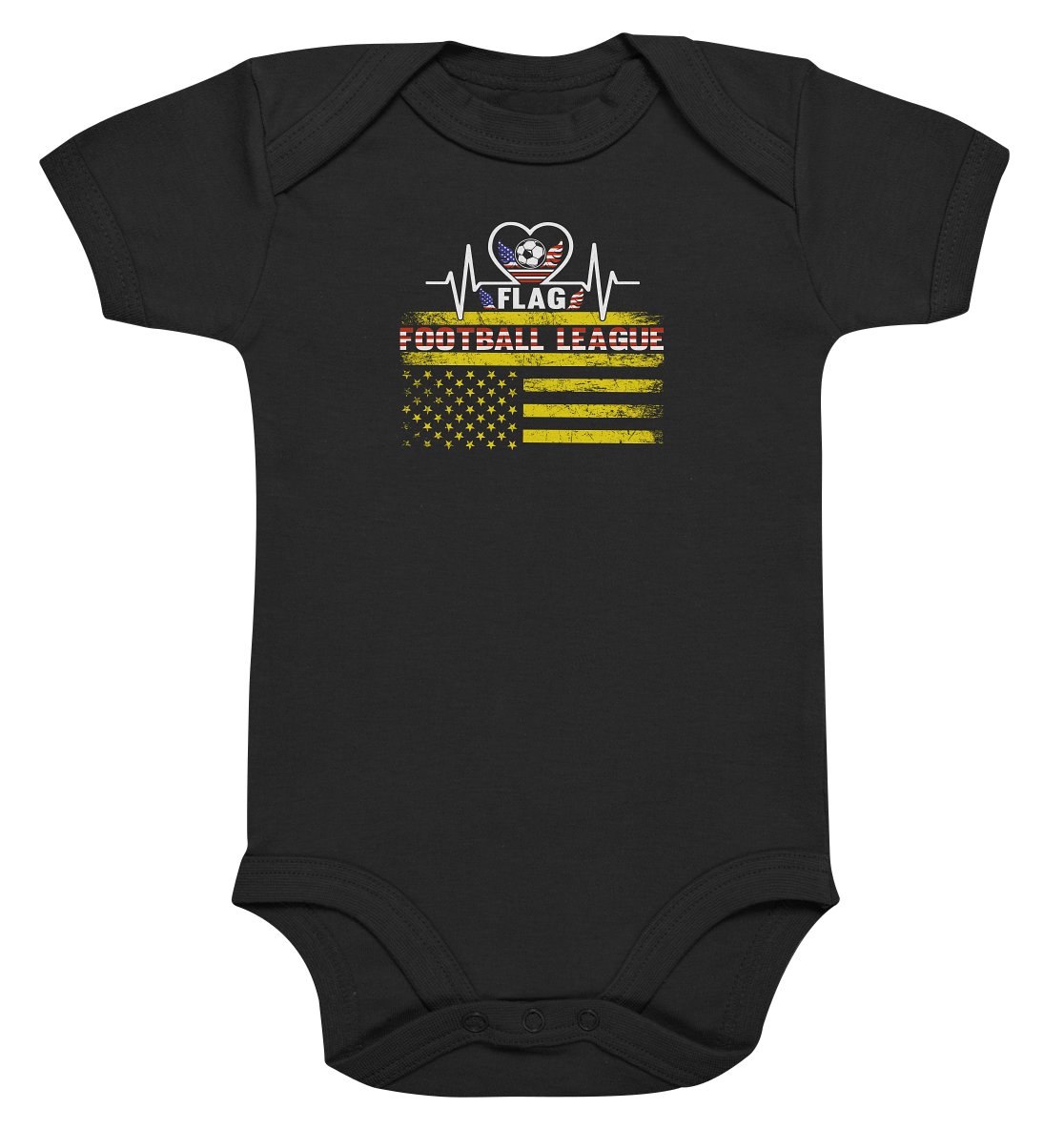 Flag Football League - Organic Baby Bodysuit
